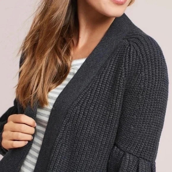 Anthropologie Knitted & Knotted Majella Chunky Knit Cardigan - Picture 2 of 16